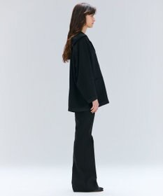 BEIGE， 【洗える】POMONA / Vネックフード付プルオーバー