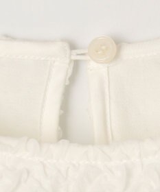 組曲 L シャーリングシフォン シアーペプラム ブラウス