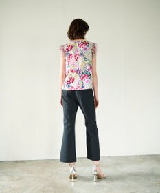 GRACE CONTINENTAL フラワーガーデンプリントトップ