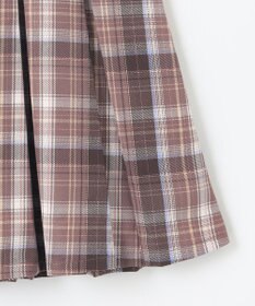 ANY KIDS チェック プリーツ スカパン