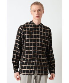 DAKS ウィンドウペーンチェックシャツ