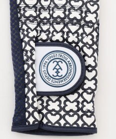 23区GOLF 【WOMEN】手元を華やかに！モノグラム 合皮 グローブ