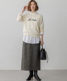 23区 S 【見上愛さん着用/洗える】CANCLINI ハーフスリーブ シャツ