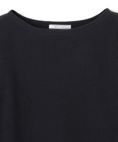 BEIGE， 【洗える】GLOBE / コットンリブ7分袖カットソー