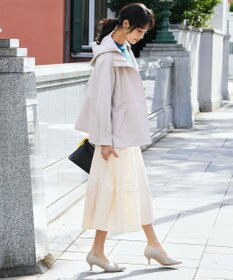 ANY SIS S 【2WAY】エレカジストレッチ フーデットハーフ アウター