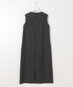 自由区 【洗える】エンブロイダリーノースリーブ ワンピース