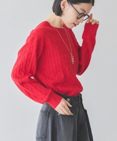 AMERICAN HOLIC バイパチケーブルニットプルオーバー