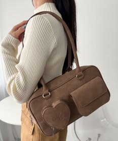 WEGO ハートポケットボストンバッグ