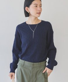 AMERICAN HOLIC バイパチケーブルニットプルオーバー