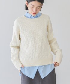 AMERICAN HOLIC バイパチケーブルニットプルオーバー