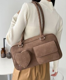 WEGO ハートポケットボストンバッグ