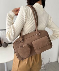 WEGO ハートポケットボストンバッグ