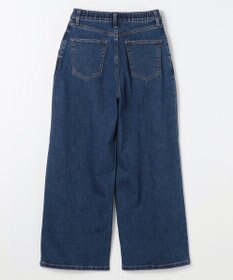 ANY L 【ウエストゴム】タックワイドデニム