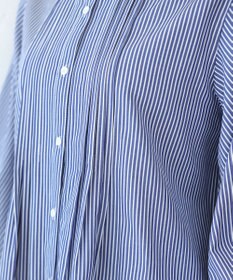 Tiaclasse 【洗える】パフ袖シャツチュニックブラウス