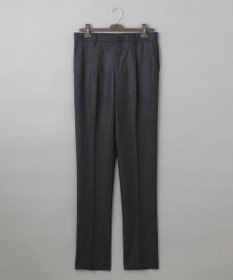 GOTAIRIKU 【保温性/ストレッチ/シワになりにくい】サキソニーストレッチパンツ（１タック）