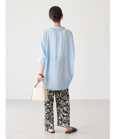 AMERICAN HOLIC 接触冷感５分袖変形ドルマンシアーシャツ