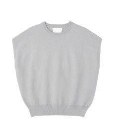 AMERICAN HOLIC 【WEB限定】接触冷感ラメフレンチスリーブニットプルオーバー