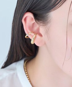 Phoebe ドレッシングビジューイヤーカフ　ゴールド/片耳