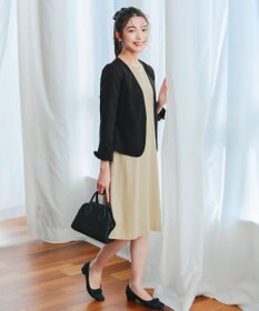 Tiaclasse L 【ダブルクロス・洗える】カラーレスジャケット