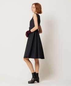 TOCCA 【WEB限定カラーあり】【消臭・洗える】RIBBON LABYRINTH JACQUARD ドレス