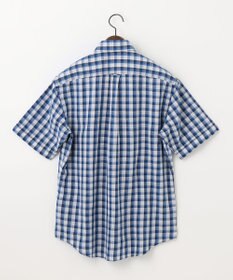 JOSEPH ABBOUD 【サスティナブル】リヨセルリネンチェック 半袖シャツ