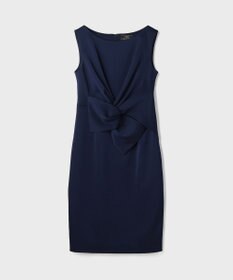 GRACE CONTINENTAL サテンクロスドレープワンピース