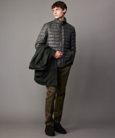 JOSEPH ABBOUD 【キングサイズ・ウェストも伸びる！/JAPANファブリック/ストレッチ】ハイパワーサテンストレッチ パンツ