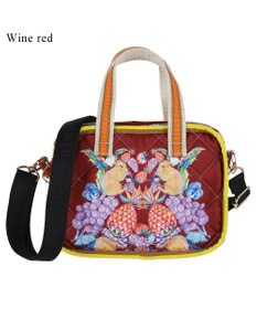 tsumori chisato CARRY tcアニマルキルト ショルダーバッグ ミニボストン