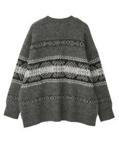 AMERICAN HOLIC アソート柄シャギーニットカーディガン