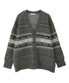 AMERICAN HOLIC アソート柄シャギーニットカーディガン