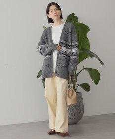 AMERICAN HOLIC アソート柄シャギーニットカーディガン