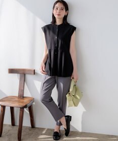 組曲 シュットクロステーパード パンツ