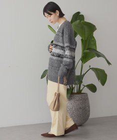 AMERICAN HOLIC アソート柄シャギーニットカーディガン