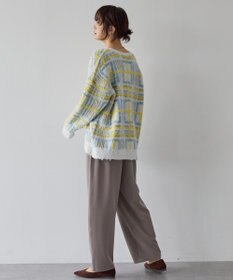 AMERICAN HOLIC アソート柄シャギーニットカーディガン