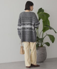 AMERICAN HOLIC アソート柄シャギーニットカーディガン