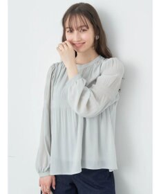 earth music&ecology マジョリカプリーツブラウス