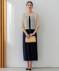 23区 【APPLAUDIR】ブライトフラワーレースコンビ ドレス