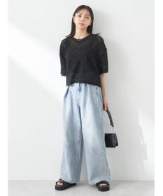 earth music&ecology レースプルオーバー