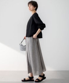 23区 L 【洗える】リネンレーヨンストレッチ ブルゾン