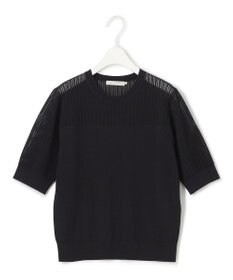 ICB L 【洗える】 レースニットトップス