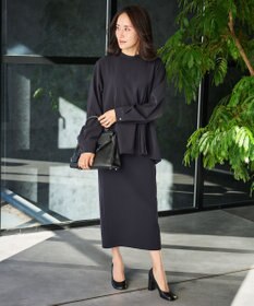 #Newans 〈亀恭子さんコラボ〉パネルタックAラインブラウス