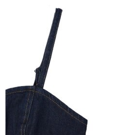 earth music&ecology レースアップデニムビスチェ