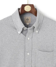 J.PRESS MEN 【Single Needle Tailoring / 形態安定】リッチジャージーコットン ネルシャツ/B.D.
