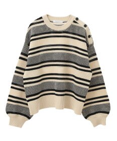 Green Parks ランダムボーダーニットプルオーバー