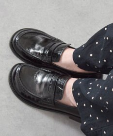 INTER-CHAUSSURES 【ANGEL ALARCON】オブリークトウベーシックローファー