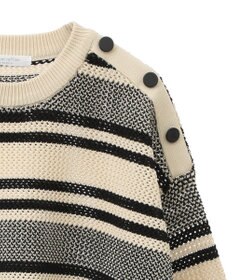 Green Parks ランダムボーダーニットプルオーバー