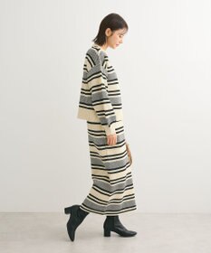 Green Parks ランダムボーダーニットプルオーバー