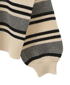 Green Parks ランダムボーダーニットプルオーバー