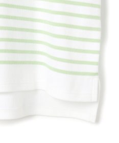 23区 Armo-lux パネルボーダー クロップド カットソー