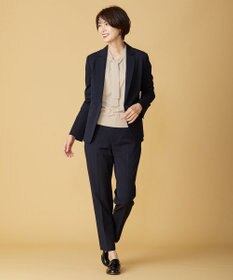 J.PRESS LADIES 【洗える】アルガンシルク テーラード ジャケット